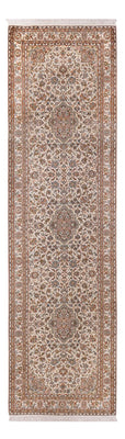 Runner Sidenmatta - Kashmir Silk - 290 x 81 cm - ljusbeige