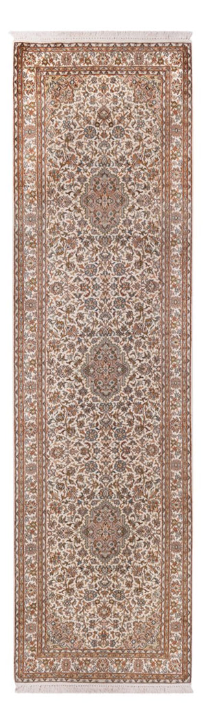 Runner Sidenmatta - Kashmir Silk - 290 x 81 cm - ljusbeige