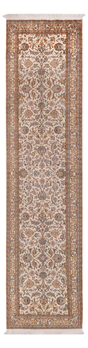 Runner Sidenmatta - Kashmir Silk - 325 x 76 cm - ljusbeige