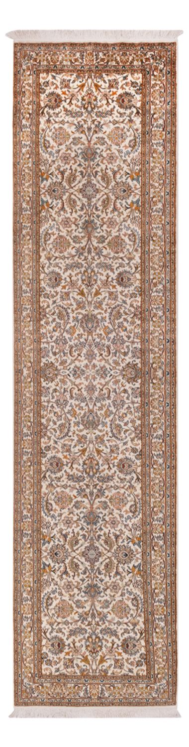 Runner Sidenmatta - Kashmir Silk - 325 x 76 cm - ljusbeige