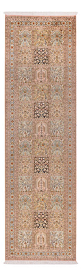 Runner Sidenmatta - Kashmir Silk - 282 x 79 cm - mörk beige