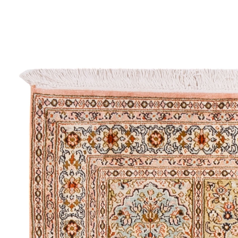 Runner Sidenmatta - Kashmir Silk - 282 x 79 cm - mörk beige