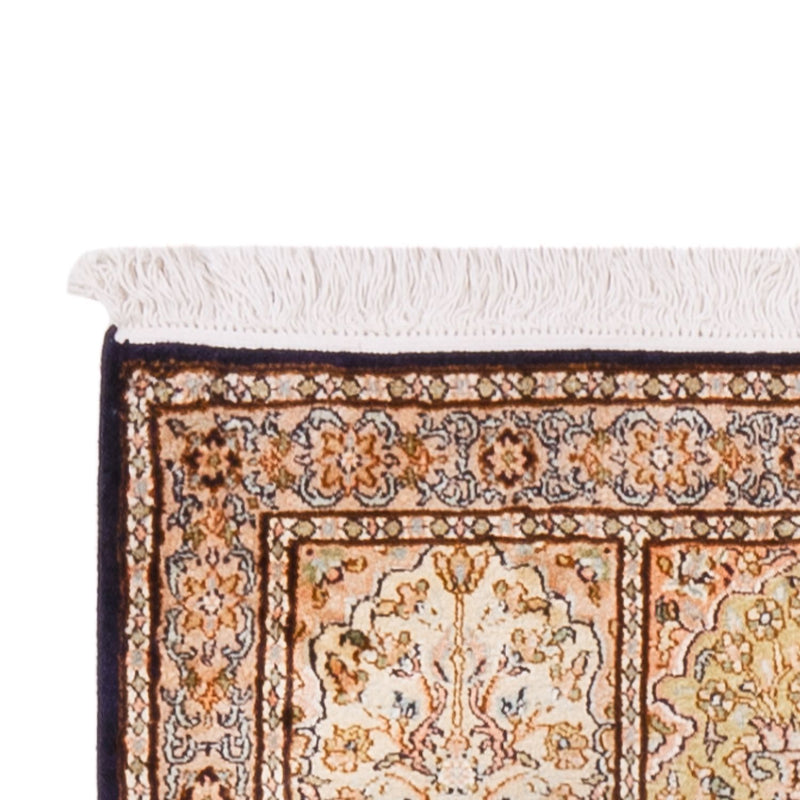 Runner Sidenmatta - Kashmir Silk - 304 x 77 cm - mörk beige