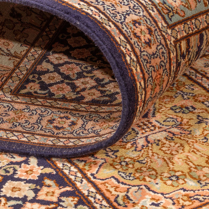 Runner Sidenmatta - Kashmir Silk - 304 x 77 cm - mörk beige