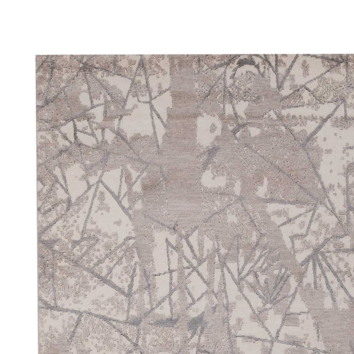 Designermatta - 301 x 204 cm - silver