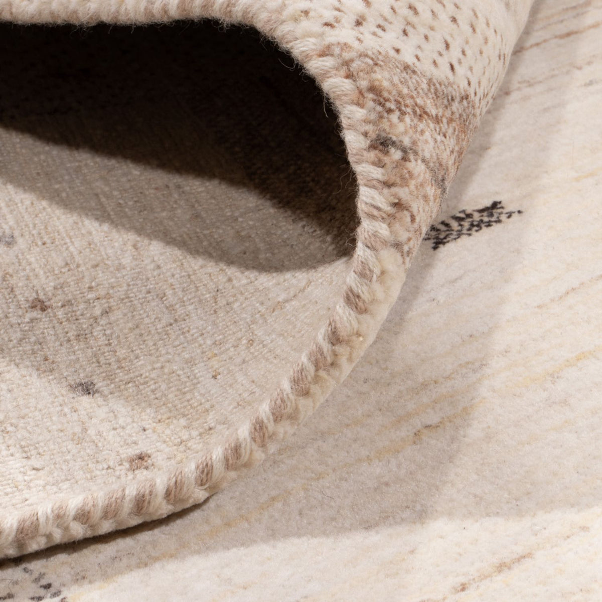 Gabbeh-mattan - Loribaft Indus - 300 x 206 cm - grädde