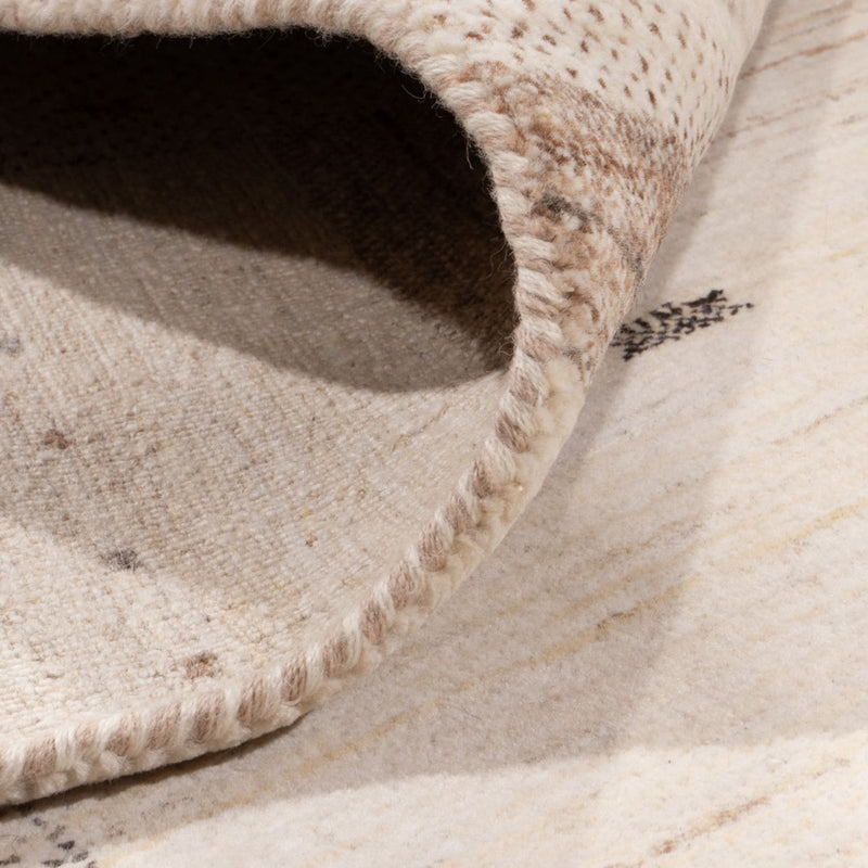 Gabbeh-mattan - Loribaft Indus - 300 x 206 cm - grädde