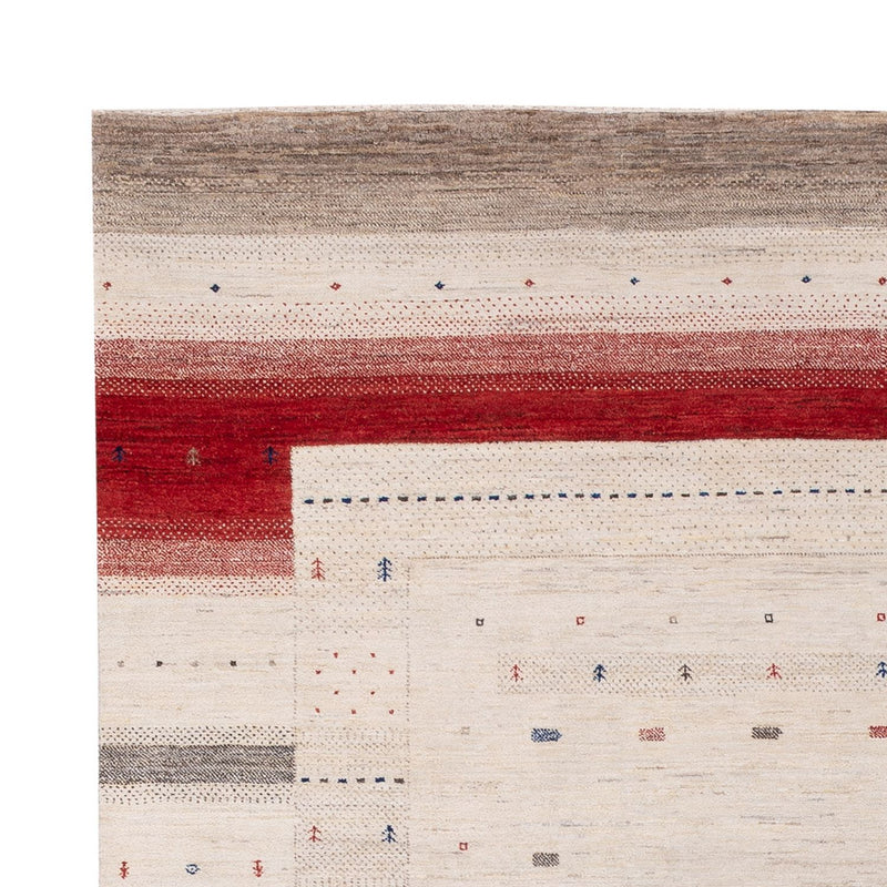Gabbeh-mattan - Loribaft Indus - 306 x 202 cm - grädde