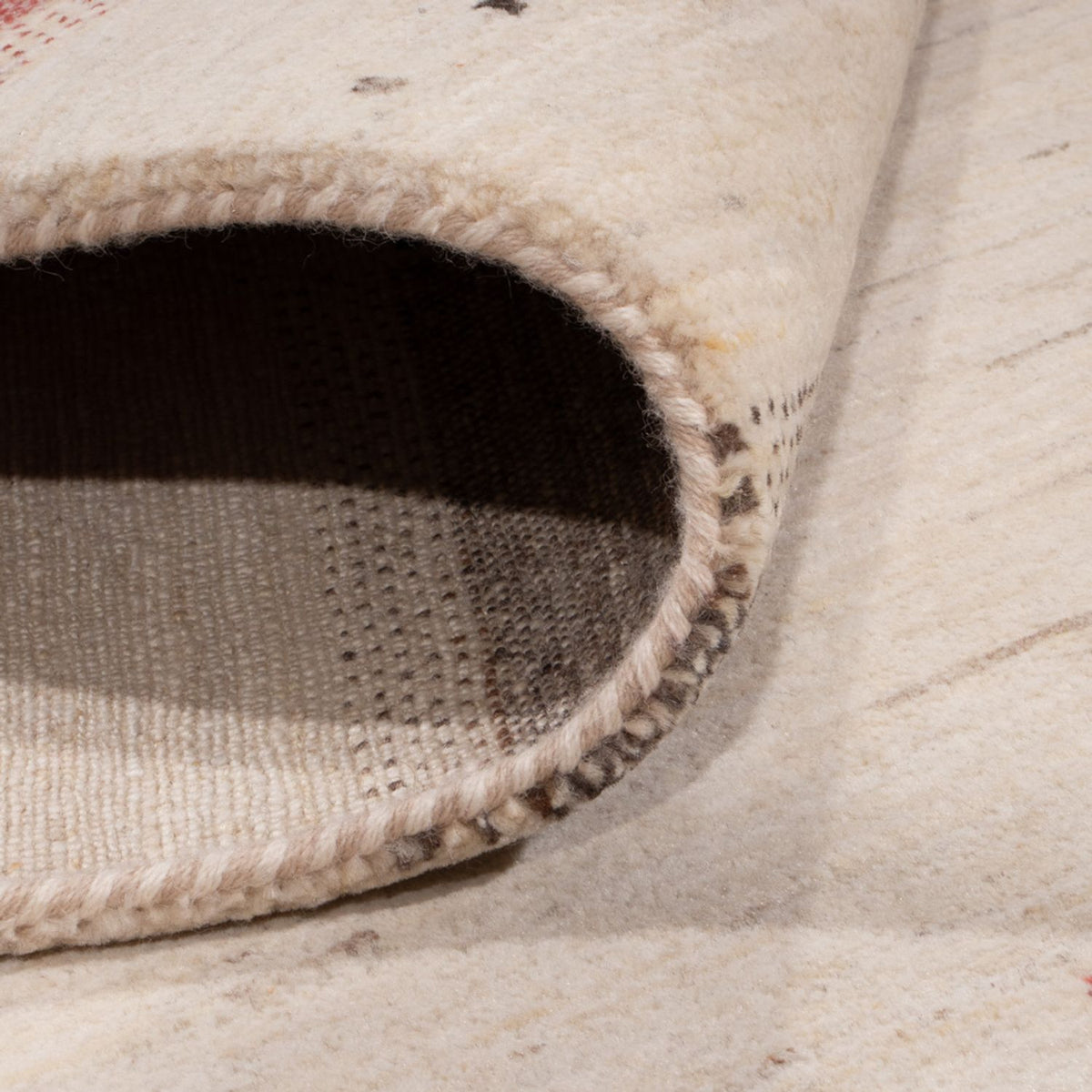 Gabbeh-mattan - Loribaft Indus - 306 x 202 cm - grädde