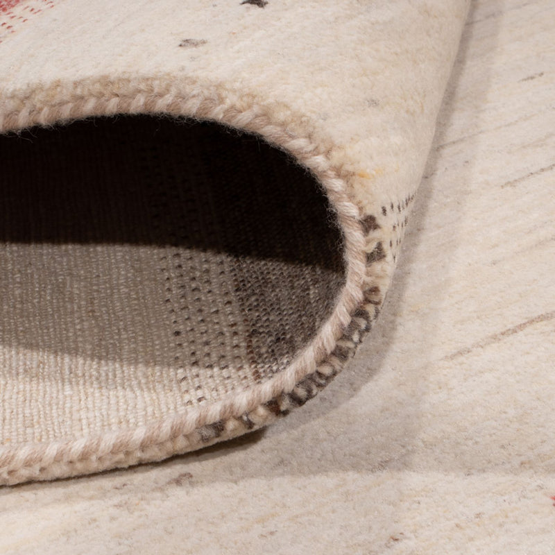 Gabbeh-mattan - Loribaft Indus - 306 x 202 cm - grädde