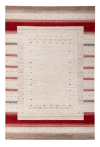 Gabbeh-mattan - Loribaft Indus - 306 x 200 cm - grädde