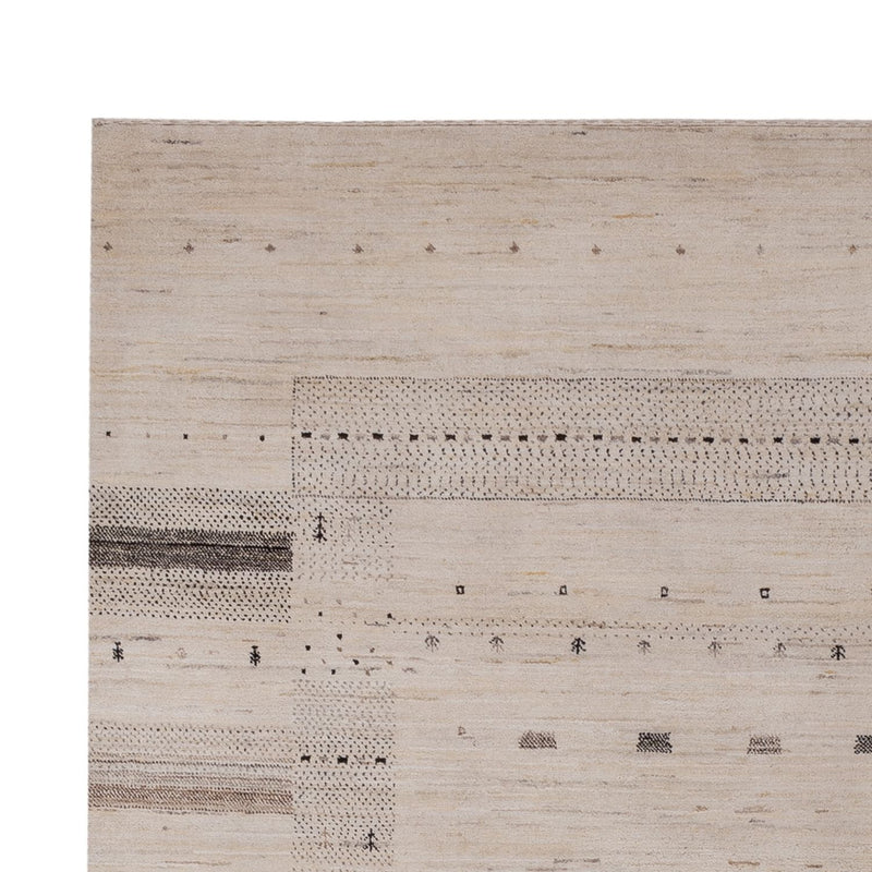 Gabbeh-mattan - Loribaft Indus - 295 x 202 cm - grädde