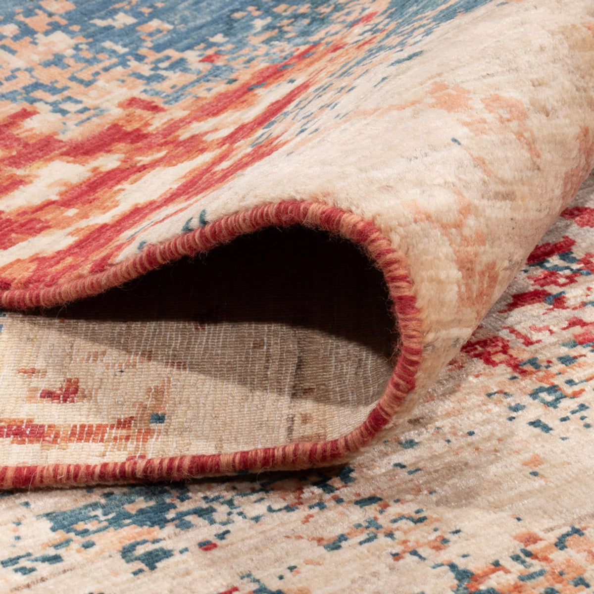 Designermatta - 289 x 204 cm - flerfärgad