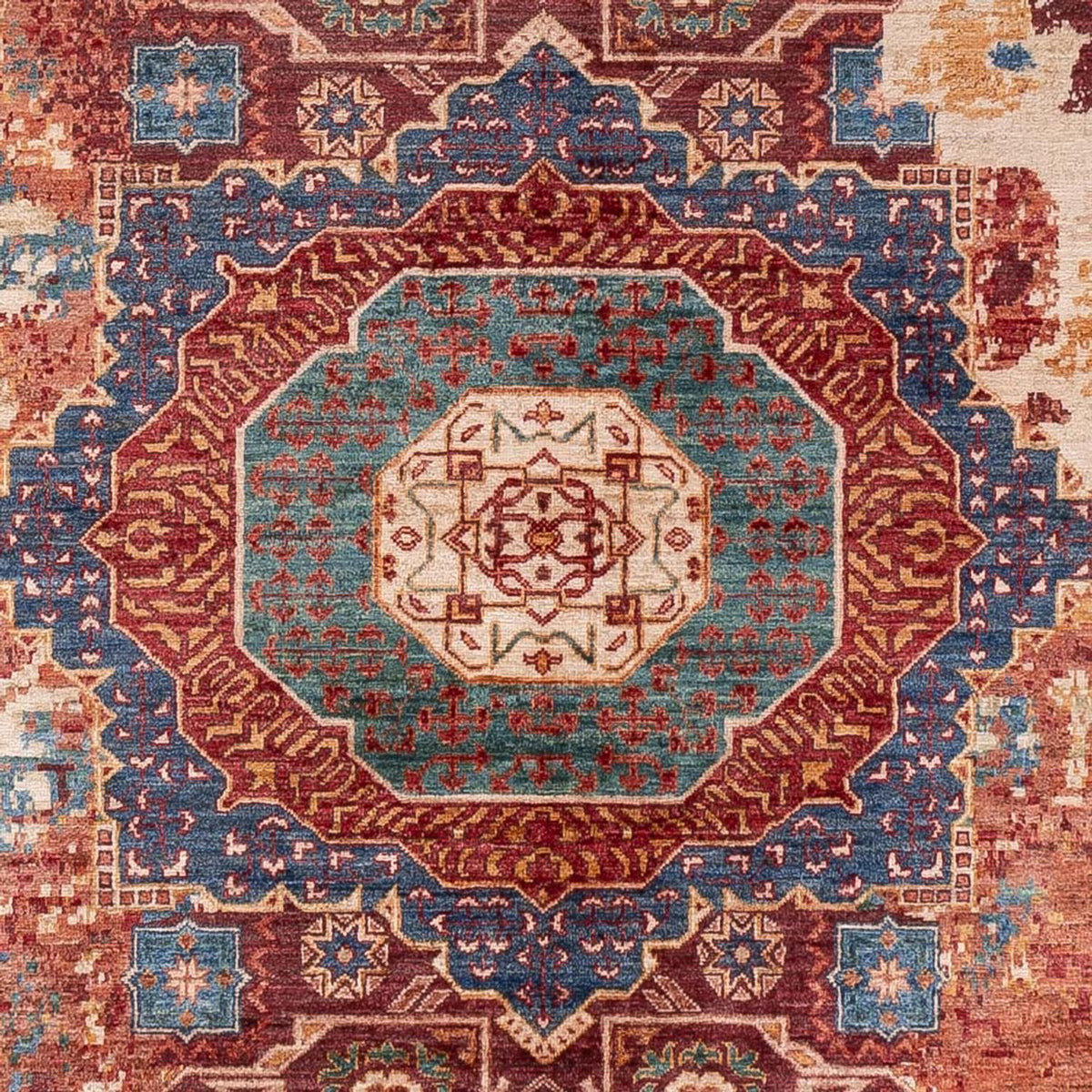 Designermatta - 293 x 211 cm - flerfärgad