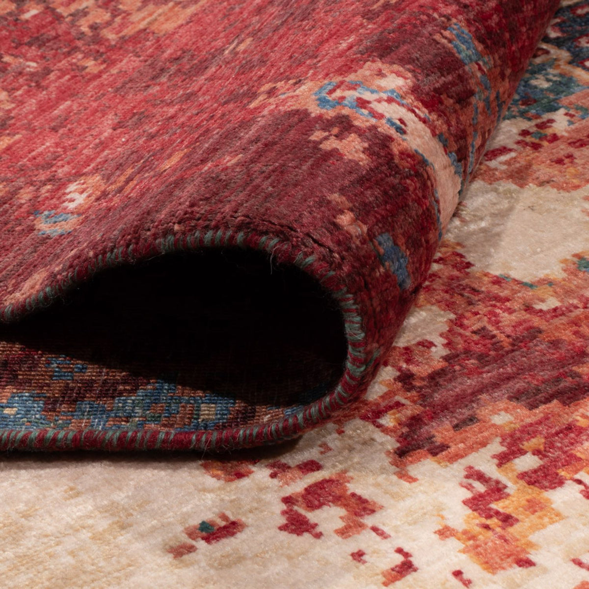 Designermatta - 293 x 211 cm - flerfärgad