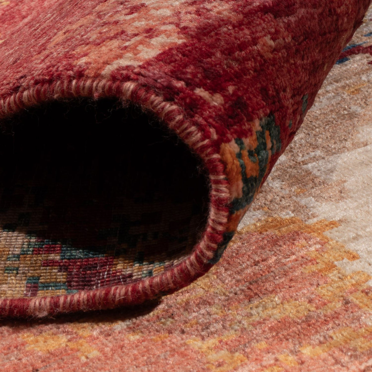 Designermatta - 295 x 206 cm - flerfärgad