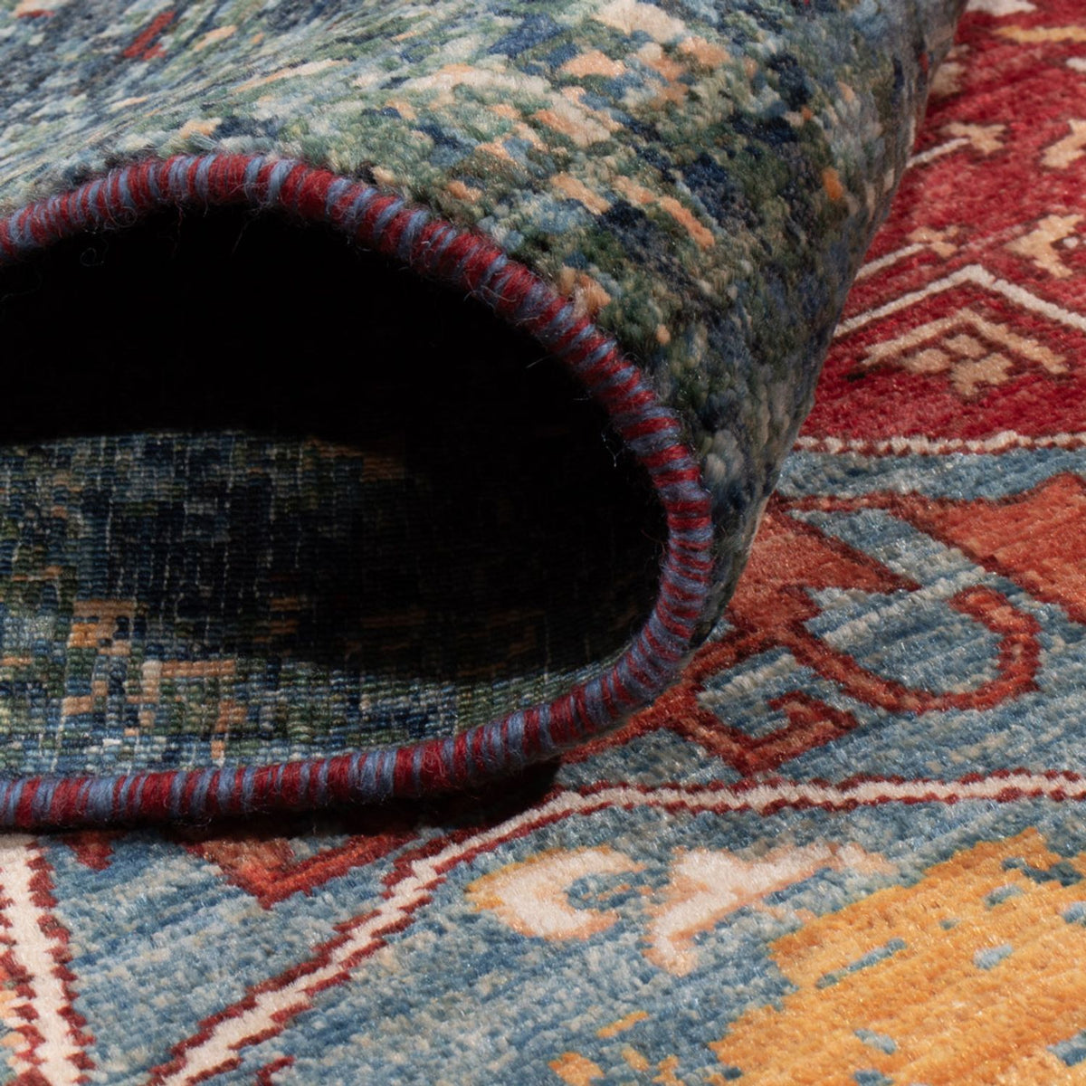 Designermatta - 239 x 168 cm - flerfärgad