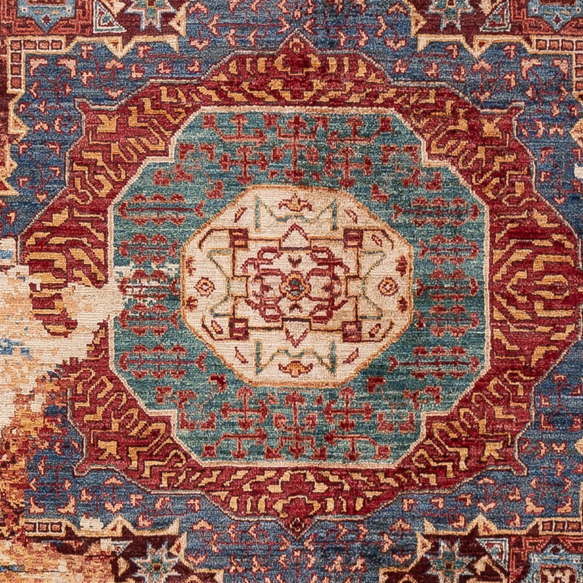 Designermatta - 248 x 172 cm - flerfärgad