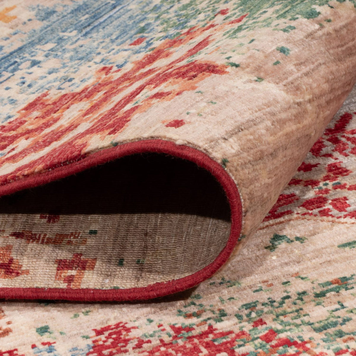 Designermatta - 236 x 169 cm - flerfärgad