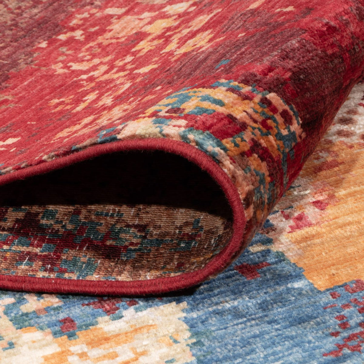 Designermatta - 238 x 173 cm - flerfärgad