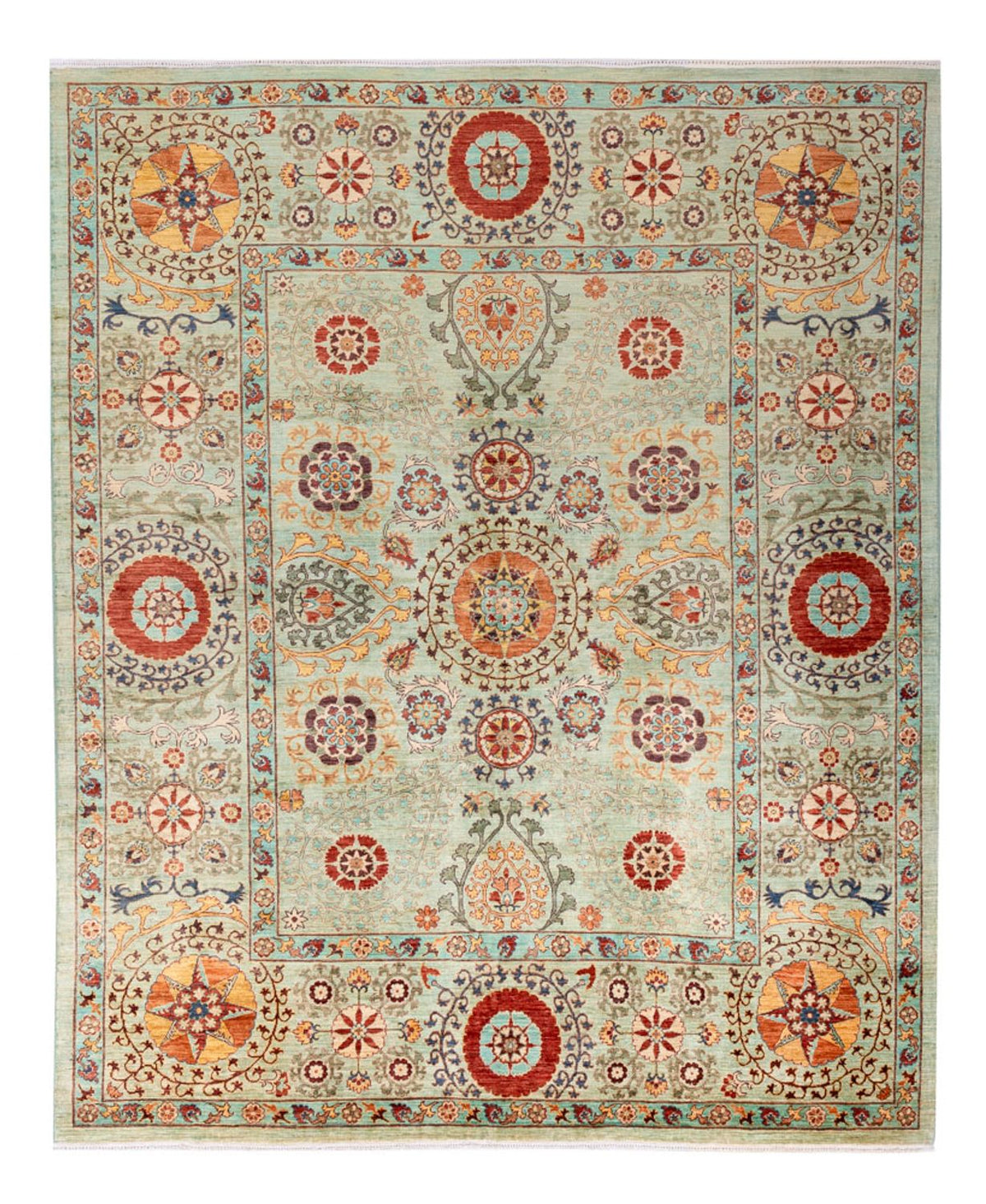 Ziegler Carpet - Ariana - 251 x 204 cm - mintgrön