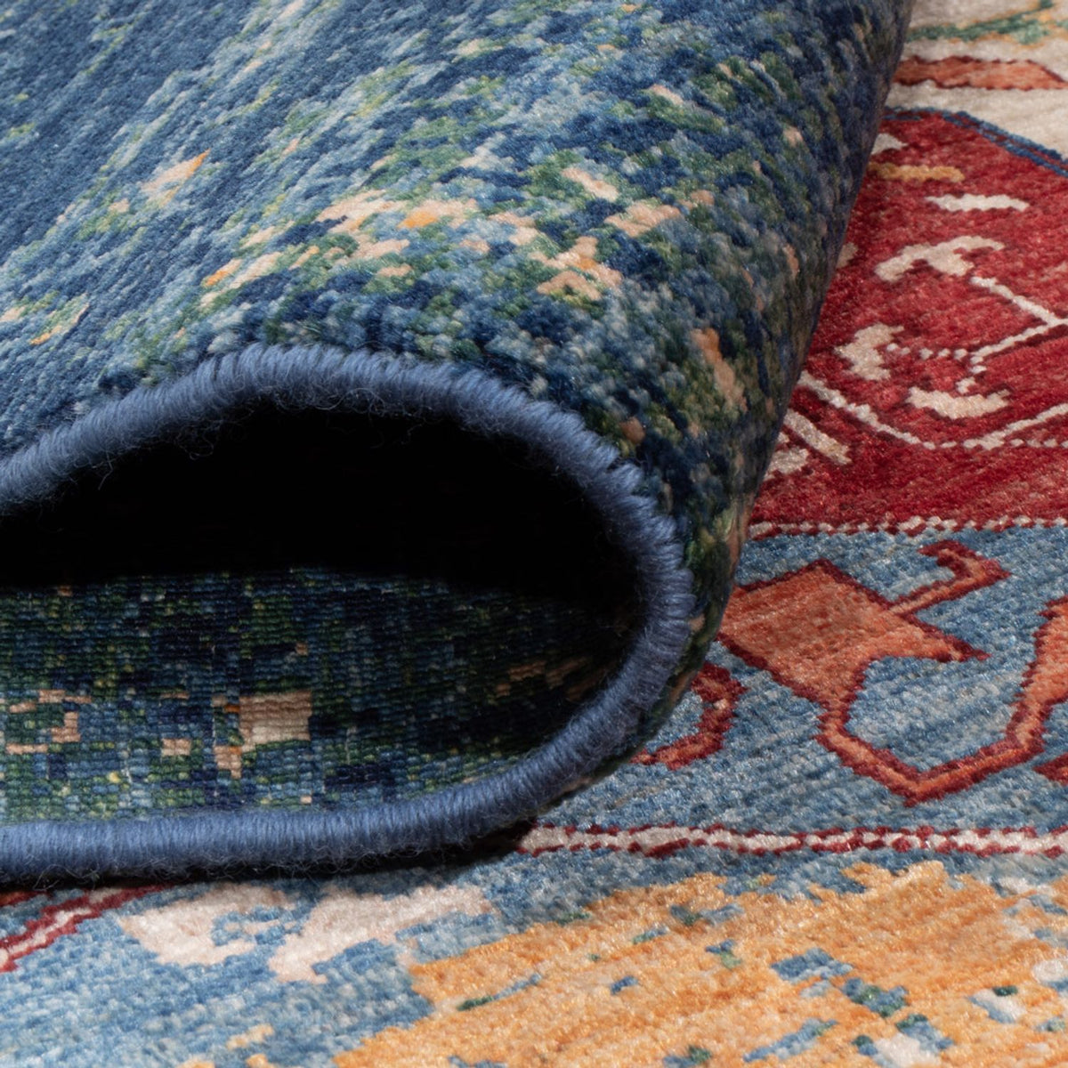 Designermatta - 230 x 176 cm - flerfärgad