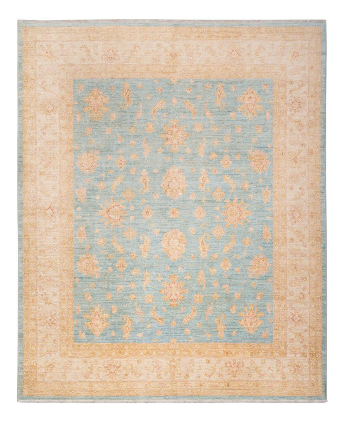 Ziegler Carpet - 298 x 254 cm - turkos