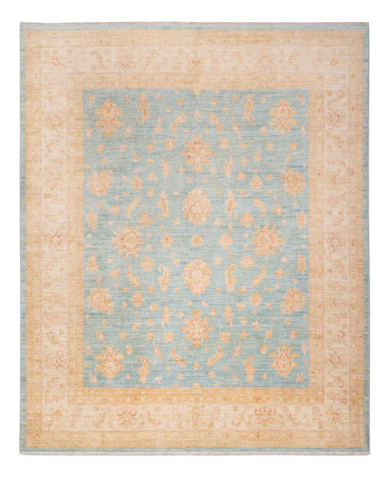 Ziegler Carpet - 298 x 254 cm - turkos