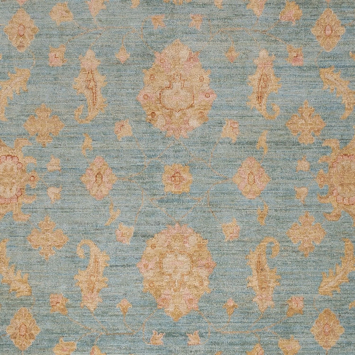 Ziegler Carpet - 298 x 254 cm - turkos