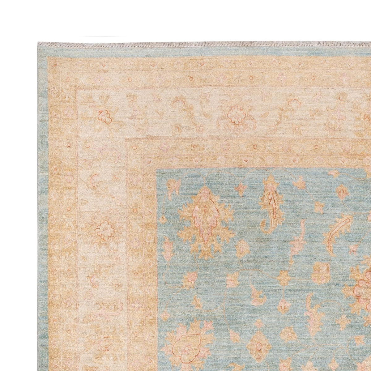 Ziegler Carpet - 298 x 254 cm - turkos