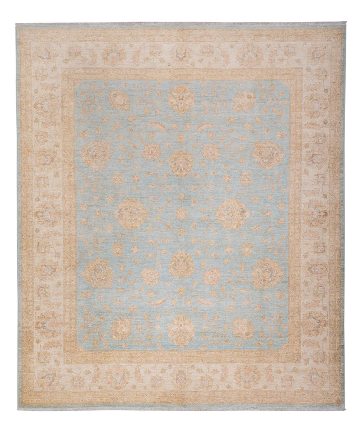 Ziegler Carpet - 298 x 254 cm - turkos