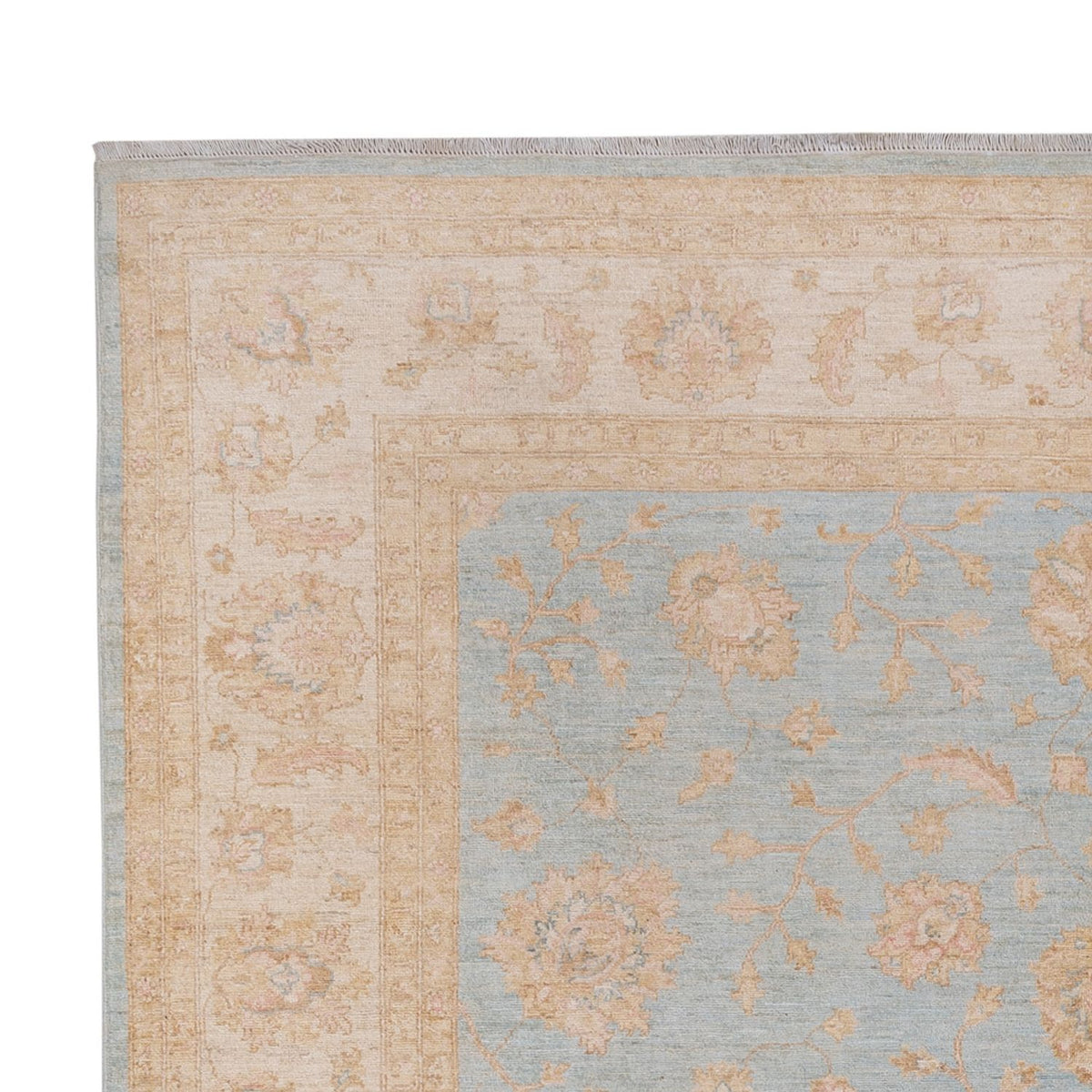 Ziegler Carpet - 298 x 254 cm - turkos
