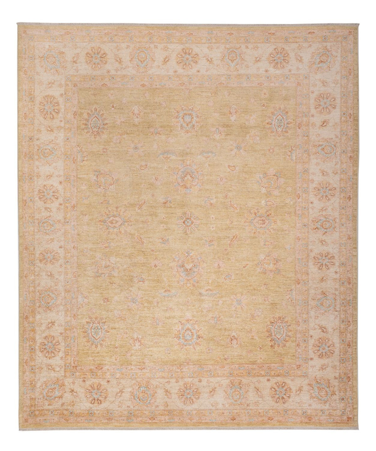 Ziegler Carpet - 306 x 257 cm - olivgrön