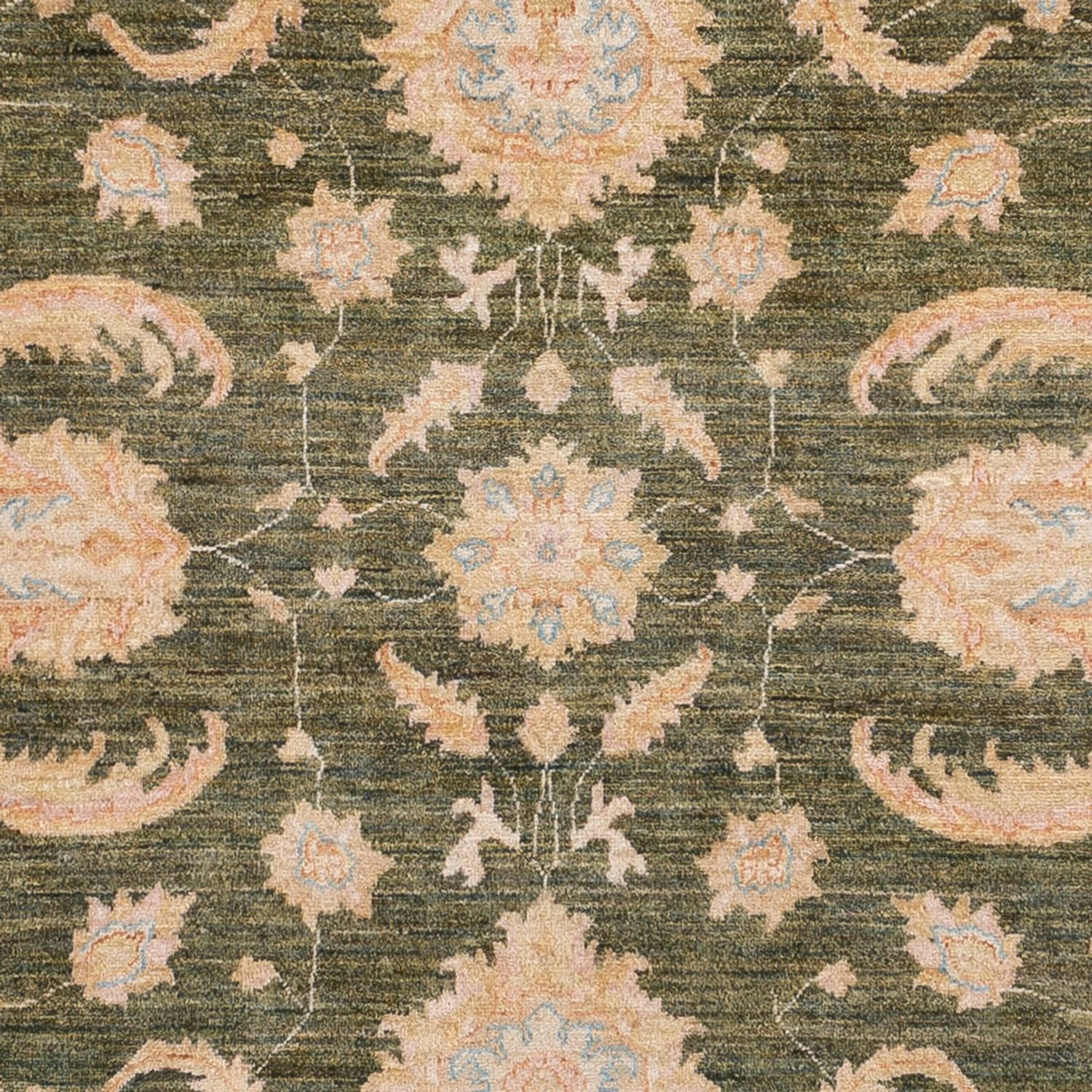 Ziegler Carpet - 299 x 247 cm - grön