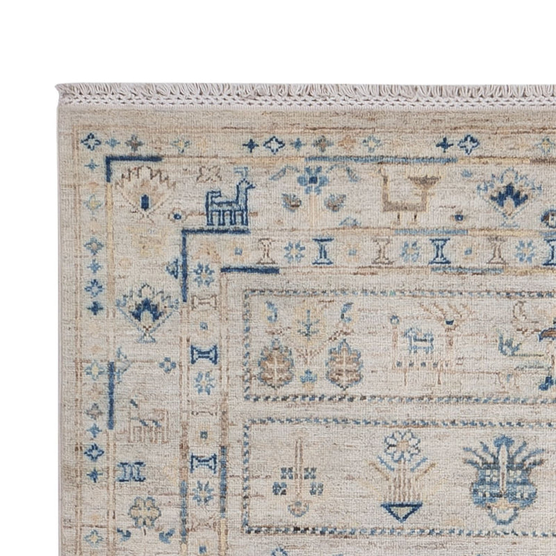 Designermatta - 185 x 121 cm - silver