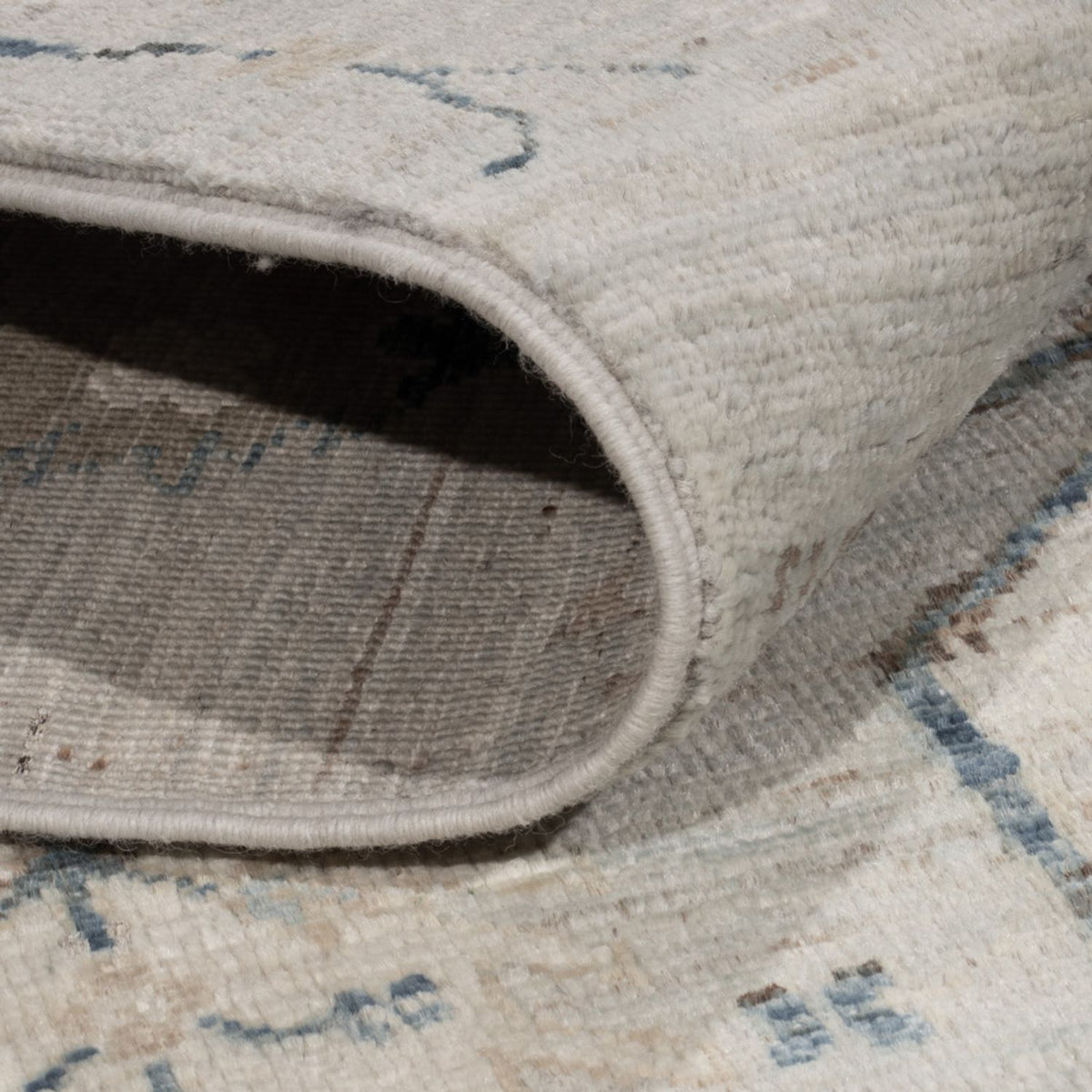 Designermatta - 181 x 120 cm - silver