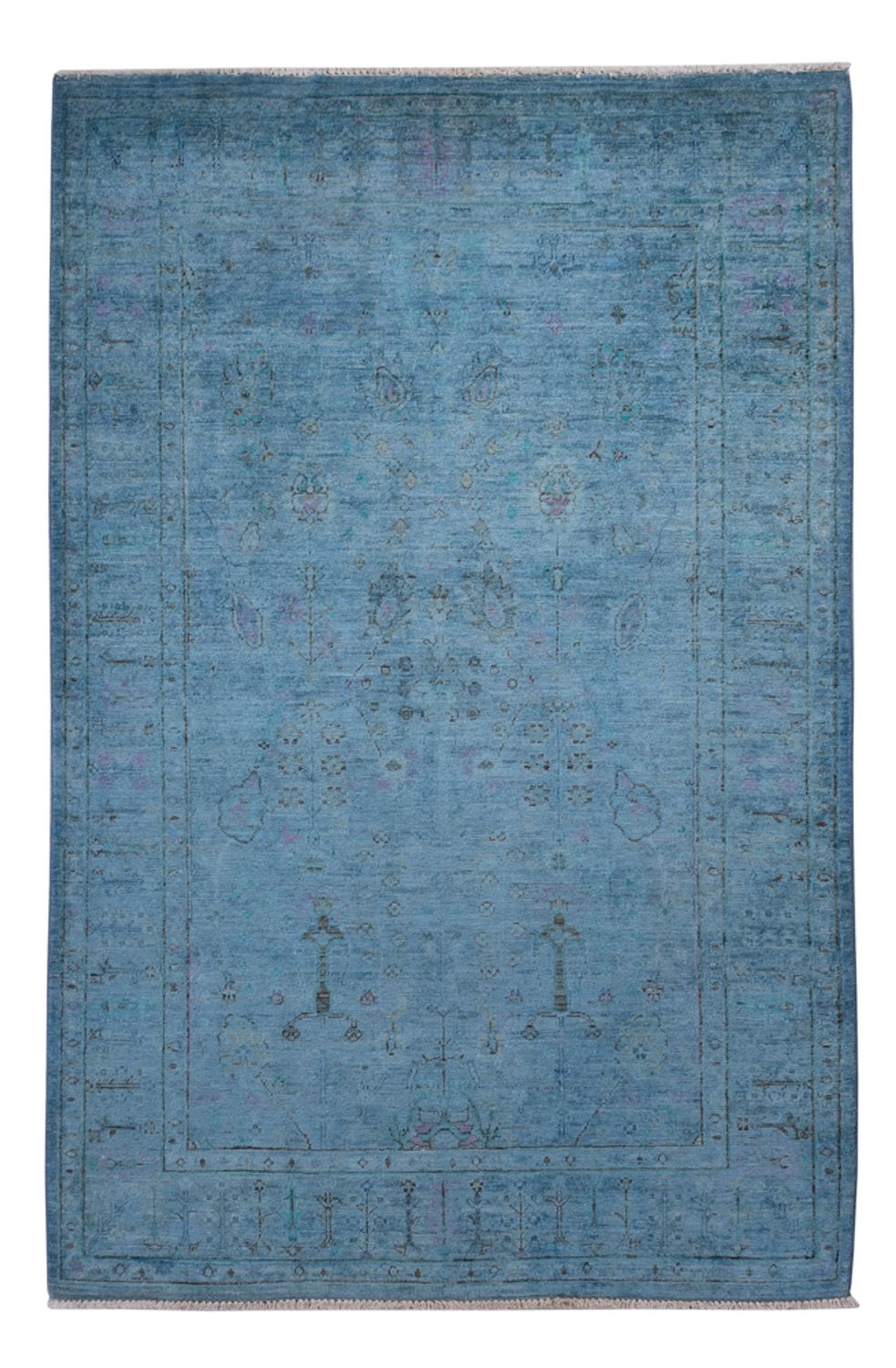 Ziegler Carpet - Shal - 189 x 124 cm - ljusblå