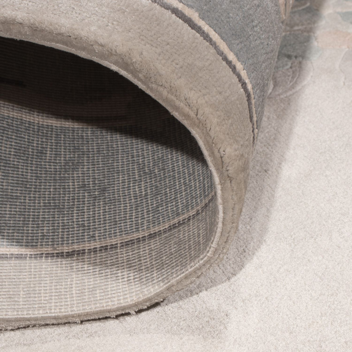 Silk matta - China Silk - 185 x 123 cm - grått