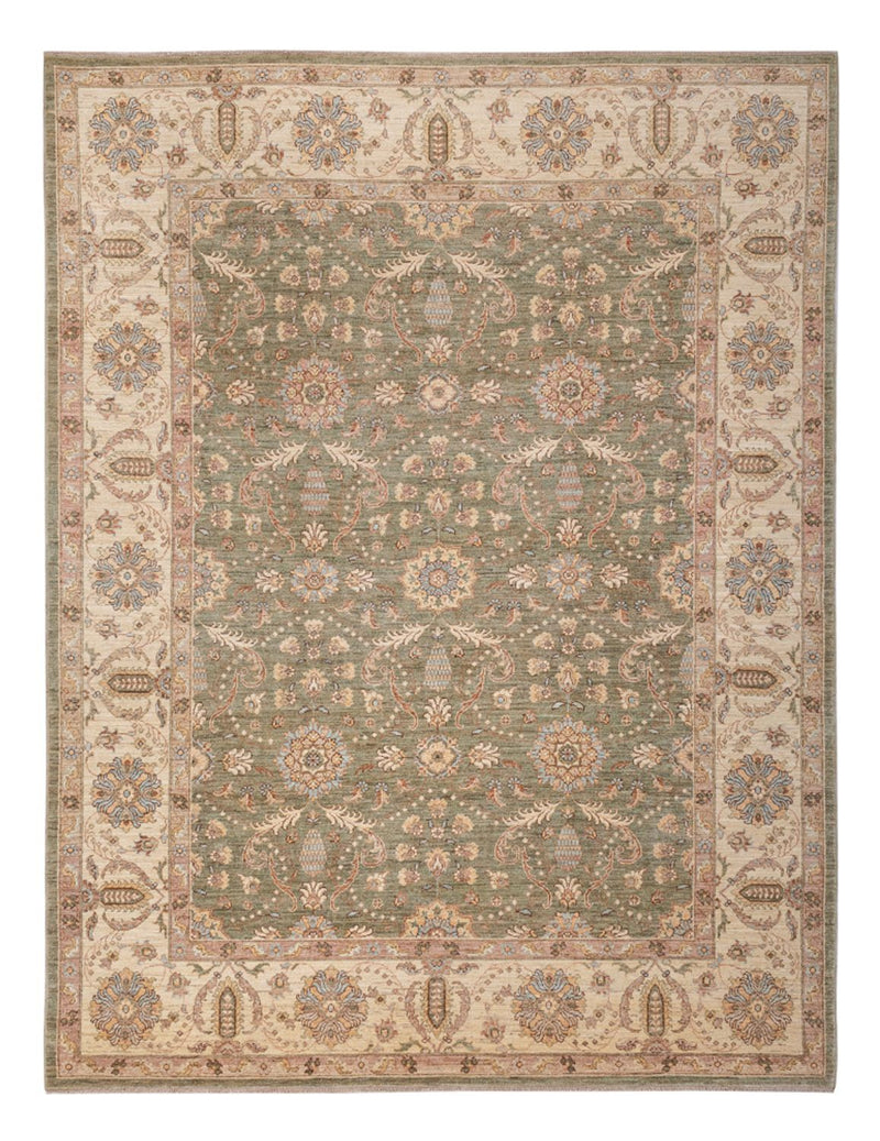 Ziegler Carpet - 309 x 248 cm - olivgrön
