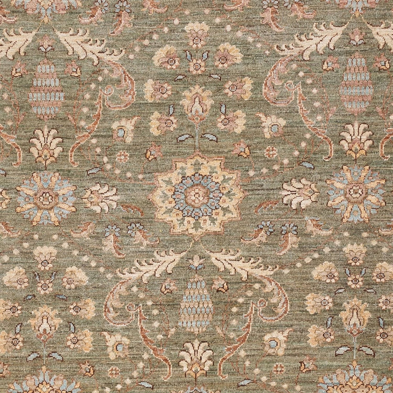 Ziegler Carpet - 309 x 248 cm - olivgrön
