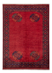 Afghansk matta - Kunduz - 238 x 176 cm - röd