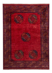 Afghansk matta - Kunduz - 236 x 172 cm - röd