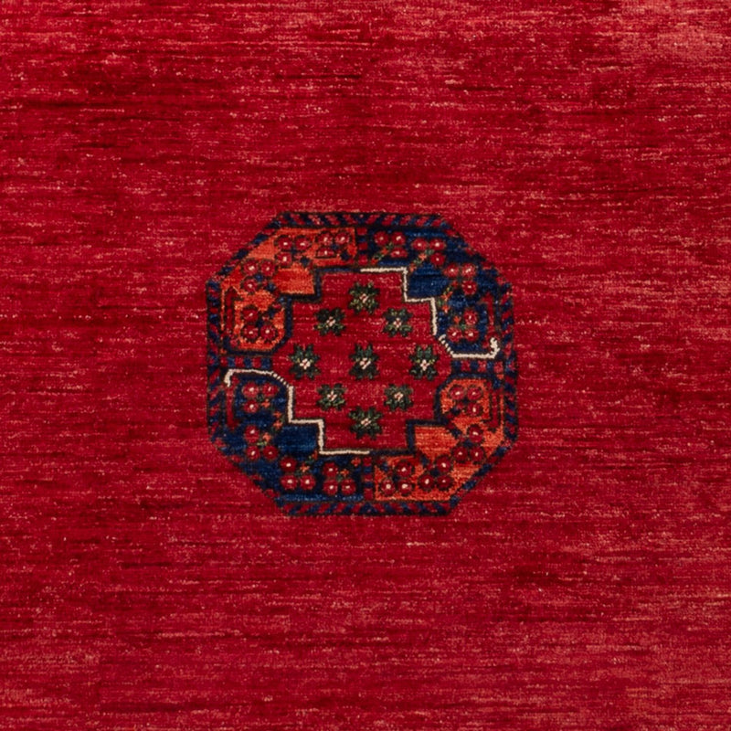 Afghansk matta - Kunduz - 236 x 172 cm - röd