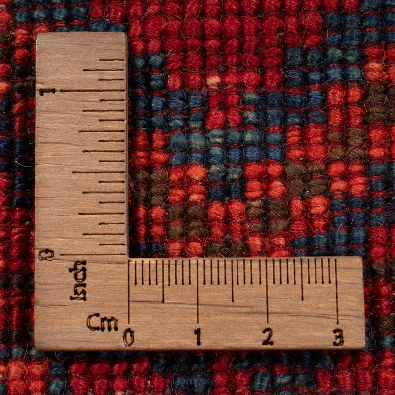 Afghansk matta - Kunduz - 235 x 173 cm - röd