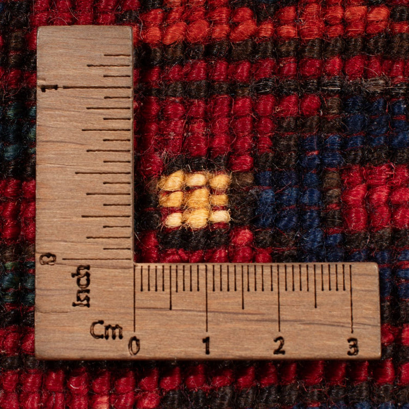 Afghansk matta - Kunduz - 239 x 177 cm - röd