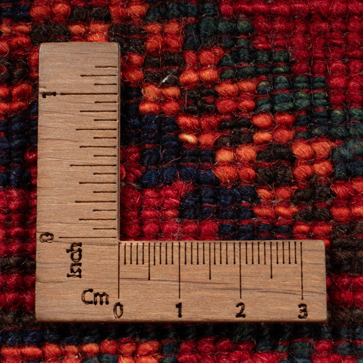 Afghansk matta - Kunduz - 243 x 177 cm - röd