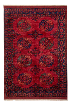 Afghansk matta - Kunduz - 241 x 174 cm - röd