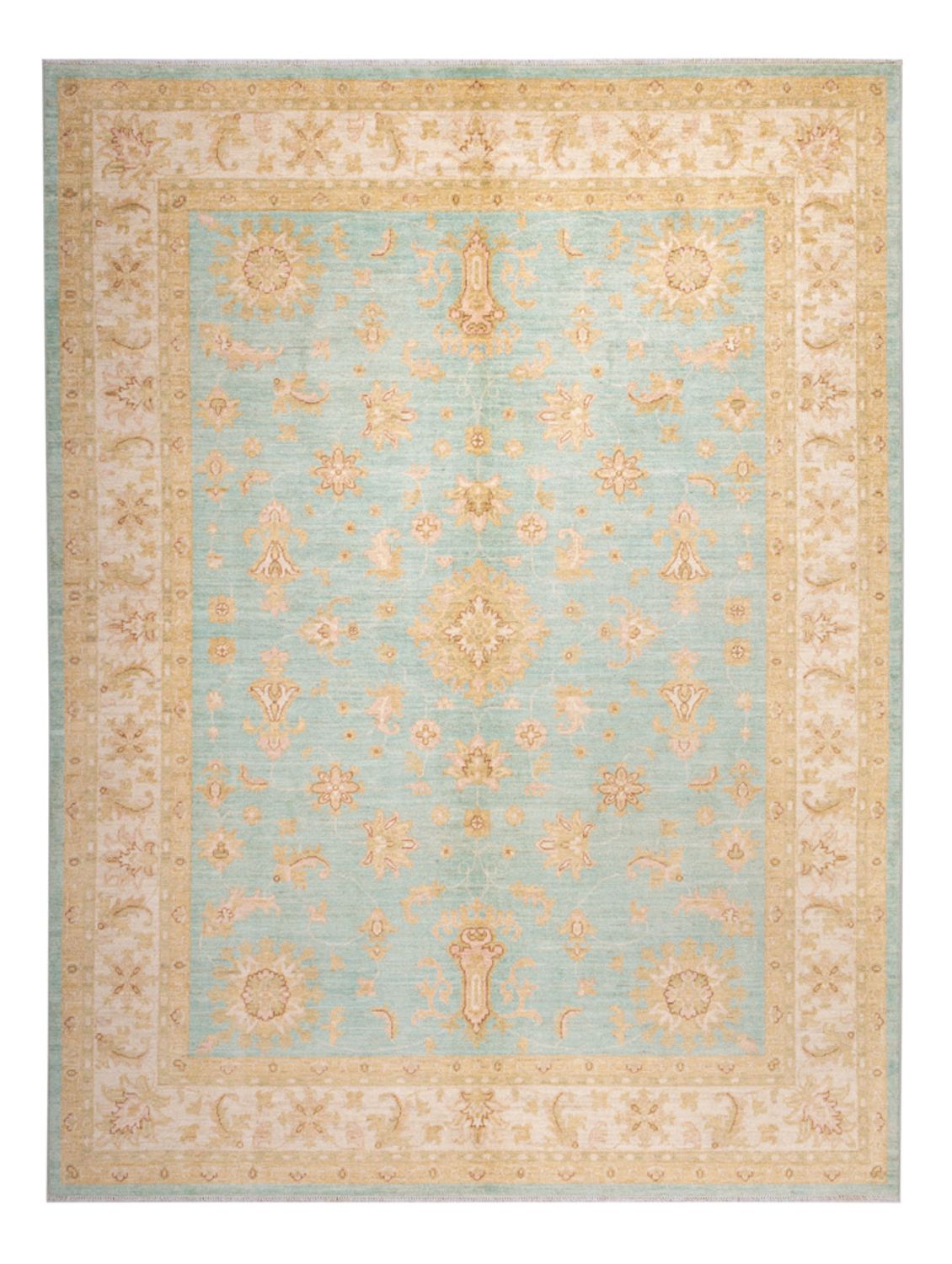 Ziegler Carpet - 287 x 211 cm - turkos