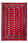 Bukhara Mattan 206x304cm - Oriental Carpet - Rektangulär / Röd / 206 x 304 cm Rektangulär