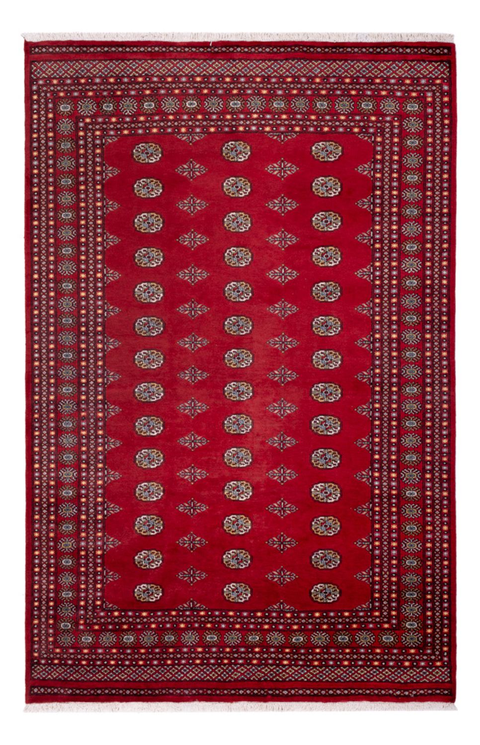 Afghansk matta - Bukhara - 306 x 202 cm - röd